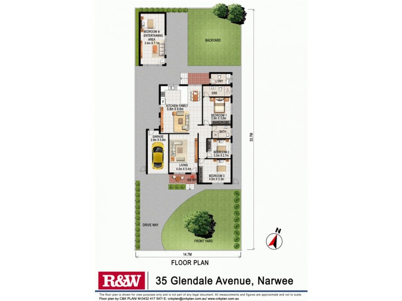 35 Glendale Avenue, Narwee NSW 2209 Floorplan