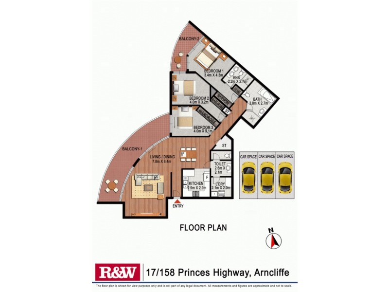 17/158 Princes Highway, Arncliffe NSW 2205 Floorplan