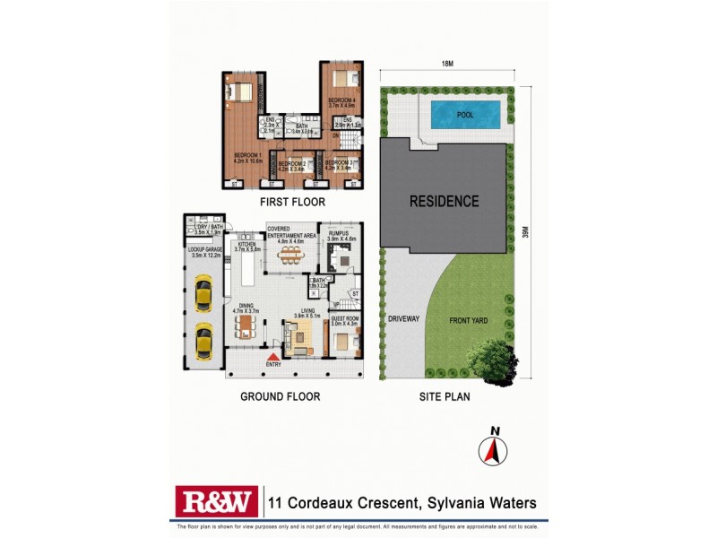 11 Cordeaux Crescent, Sylvania Waters NSW 2224 Floorplan