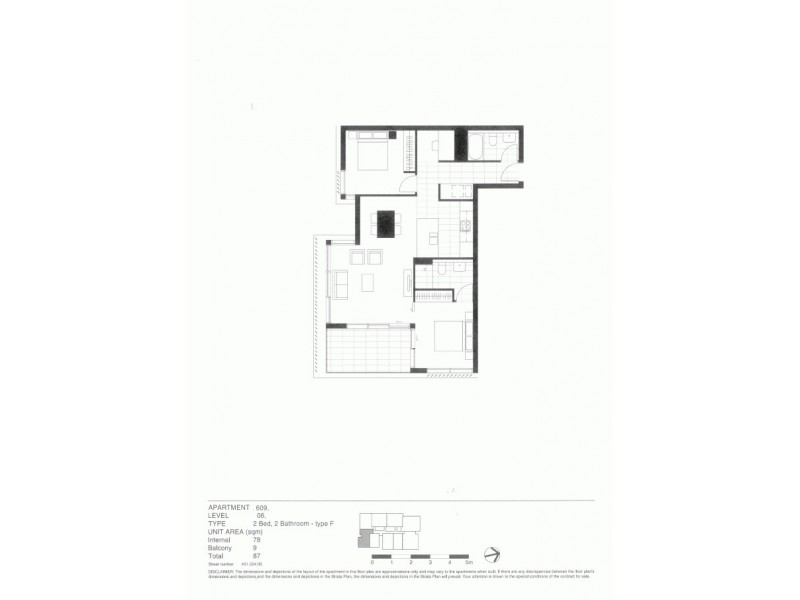 609/5 Brodie Spark Drive, Wolli Creek NSW 2205 Floorplan