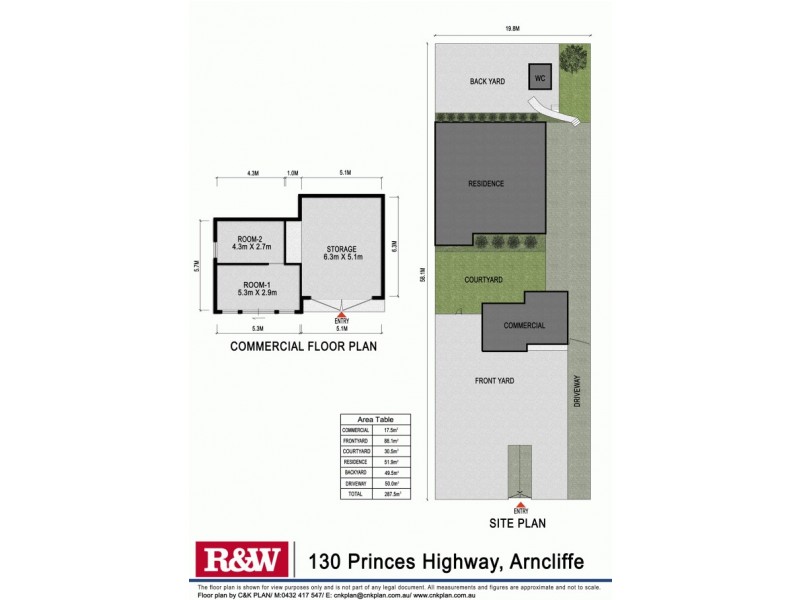 130 Princes Highway, Arncliffe NSW 2205 Floorplan