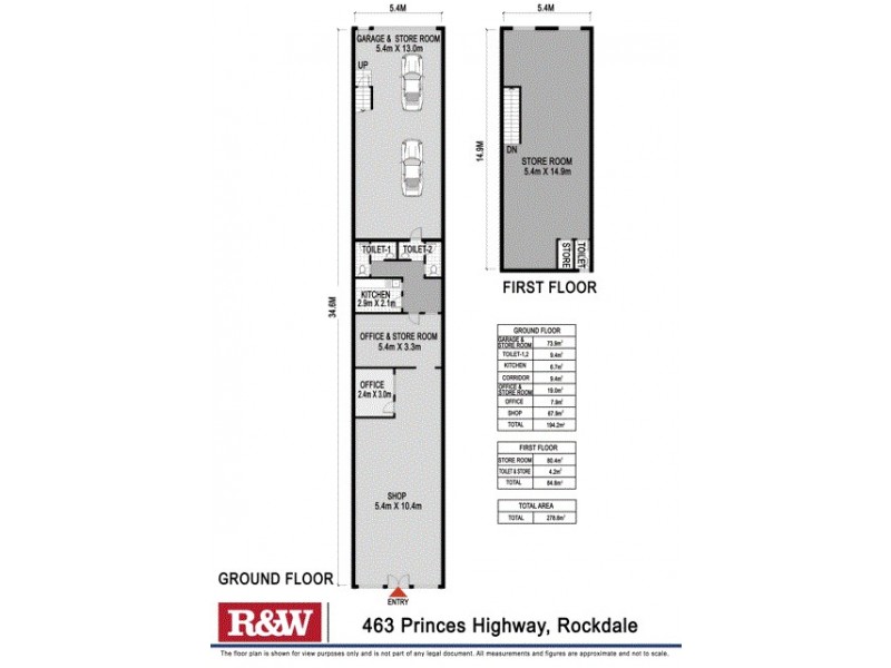 463 Princes Highway, Rockdale NSW 2216 Floorplan