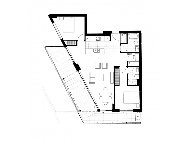 206/2 Discovery Point Place, Wolli Creek NSW 2205 Floorplan
