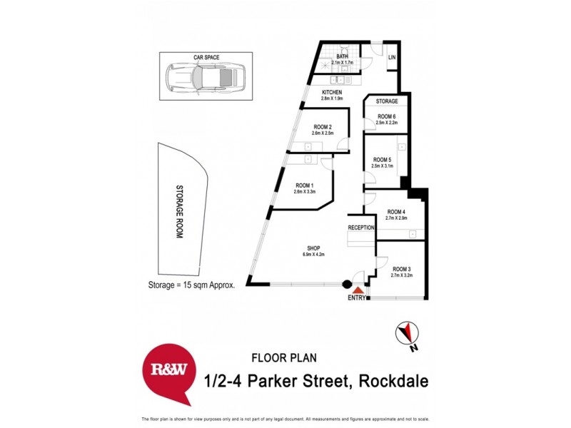 Shop 1, 2-4 Parker Street, Rockdale NSW 2216 Floorplan