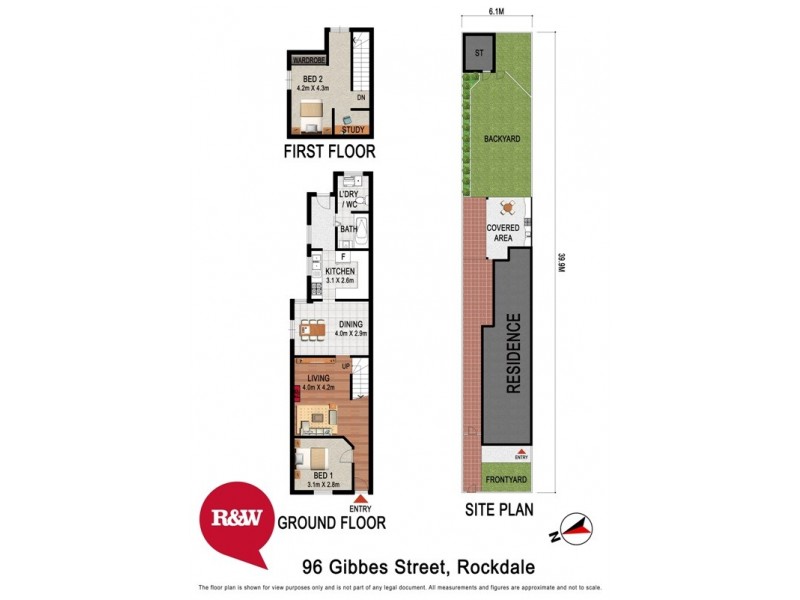96 Gibbes Street, Rockdale NSW 2216 Floorplan