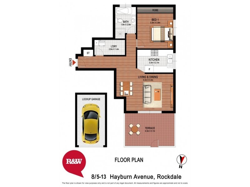 8/5-13 Hayburn Avenue, Rockdale NSW 2216 Floorplan