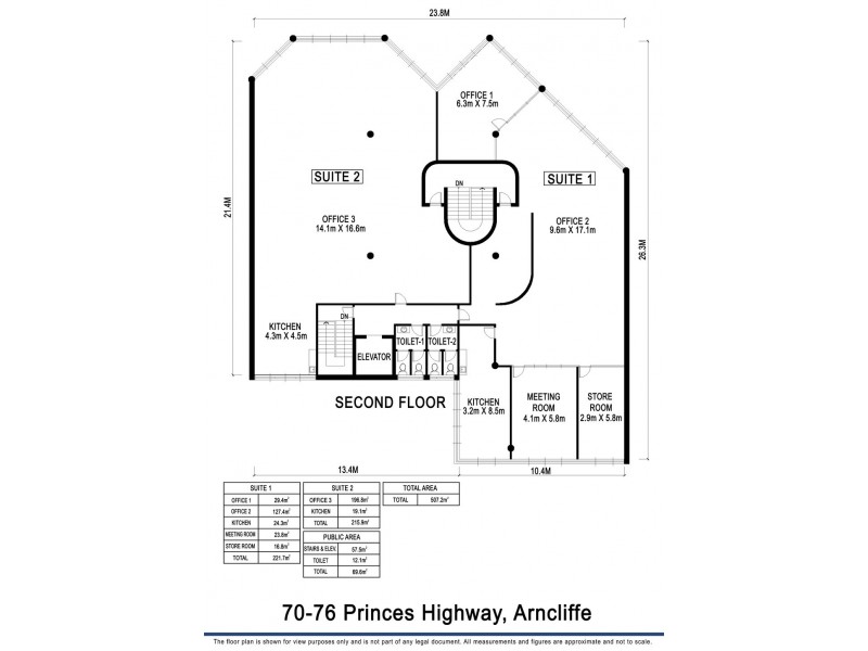 Level 2A/70-76 Princes Highway, Arncliffe NSW 2205 Floorplan