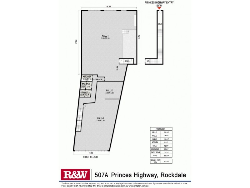 507a Princes Highway, Rockdale NSW 2216 Floorplan
