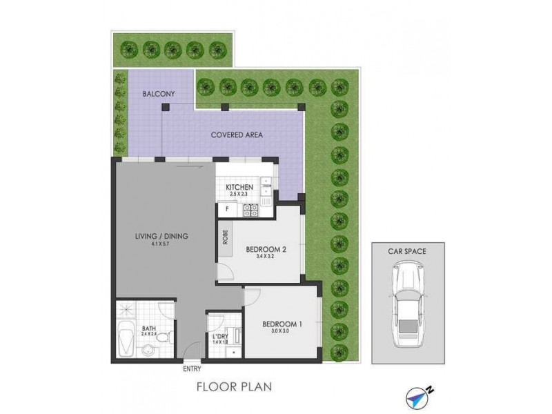 1/48-50 Courallie Avenue, Homebush West NSW 2140 Floorplan