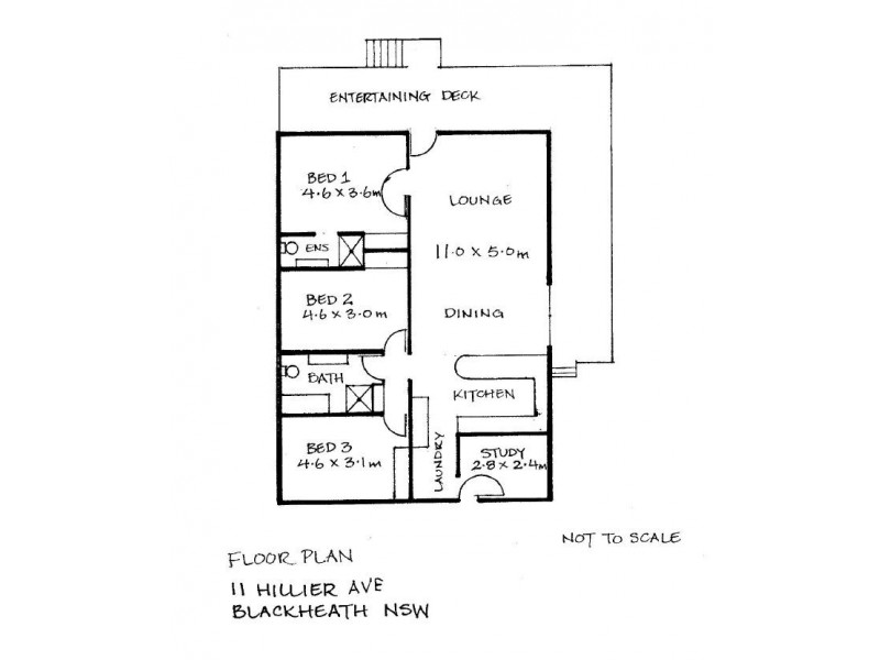 11 HILLIER AVENUE, Blackheath NSW 2785 Floorplan