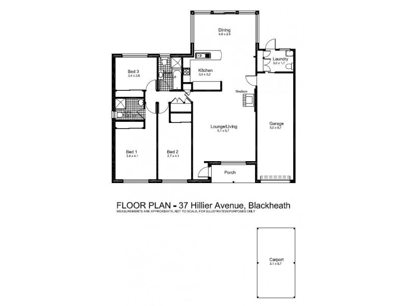 37 Hillier Avenue, Blackheath NSW 2785 Floorplan