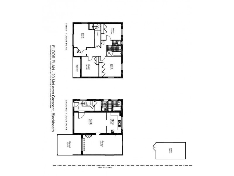20 McLaren Crescent, Blackheath NSW 2785 Floorplan