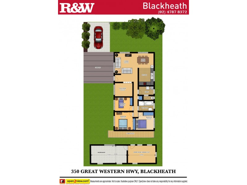 350 Great Western Highway, Blackheath NSW 2785 Floorplan