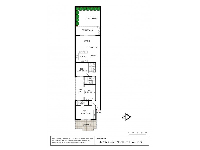4/237 Great North Road, Five Dock NSW 2046 Floorplan
