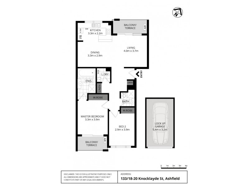 133/18-20 Knocklayde Street, Ashfield NSW 2131 Floorplan