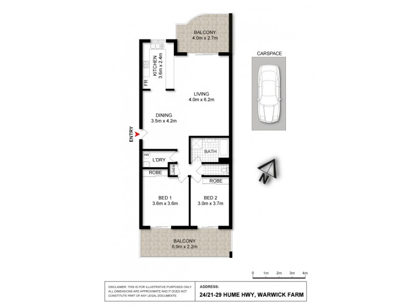 24/21-29 Hume Highway, Warwick Farm NSW 2170 Floorplan