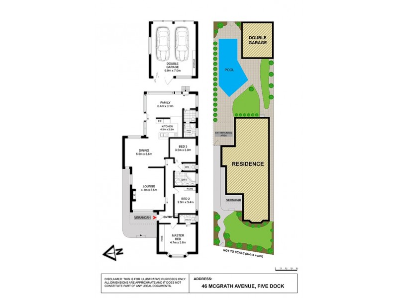 46 McGrath Ave, Five Dock NSW 2046 Floorplan