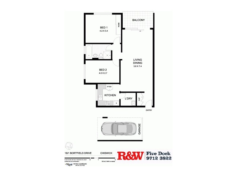 18/1 Bortfield Drive, Chiswick NSW 2046 Floorplan