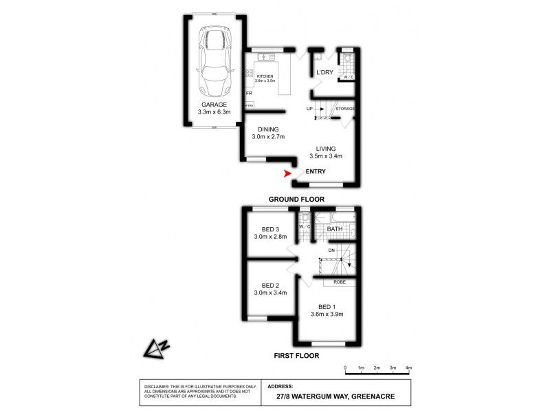 27-8 Watergum Way, Greenacre NSW 2190 Floorplan