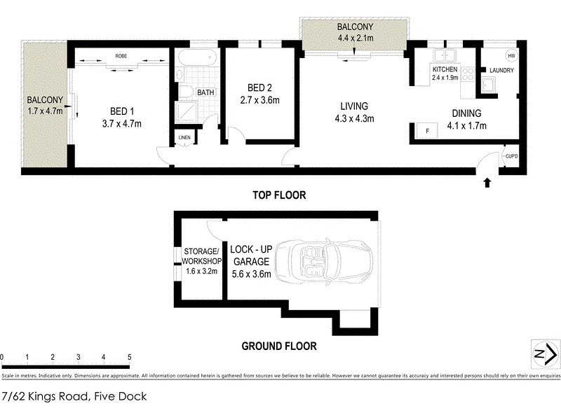 7/62 Kings Road, Five Dock NSW 2046 Floorplan