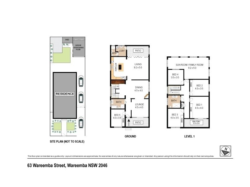 63 Wareemba Street, Wareemba NSW 2046 Floorplan