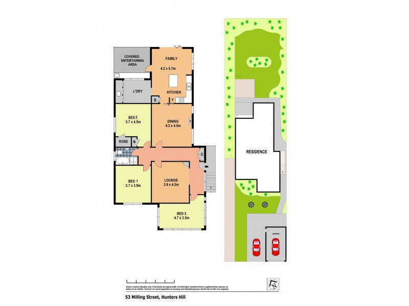 53 Milling Street, Hunters Hill NSW 2110 Floorplan