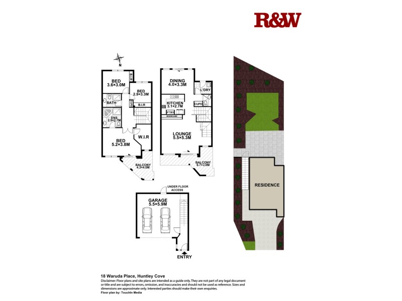 18 Waruda Place, Huntleys Cove NSW 2111 Floorplan