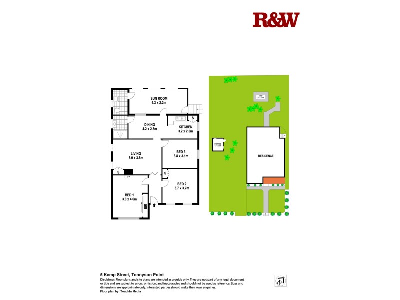 5 Kemp Street, Tennyson Point NSW 2111 Floorplan