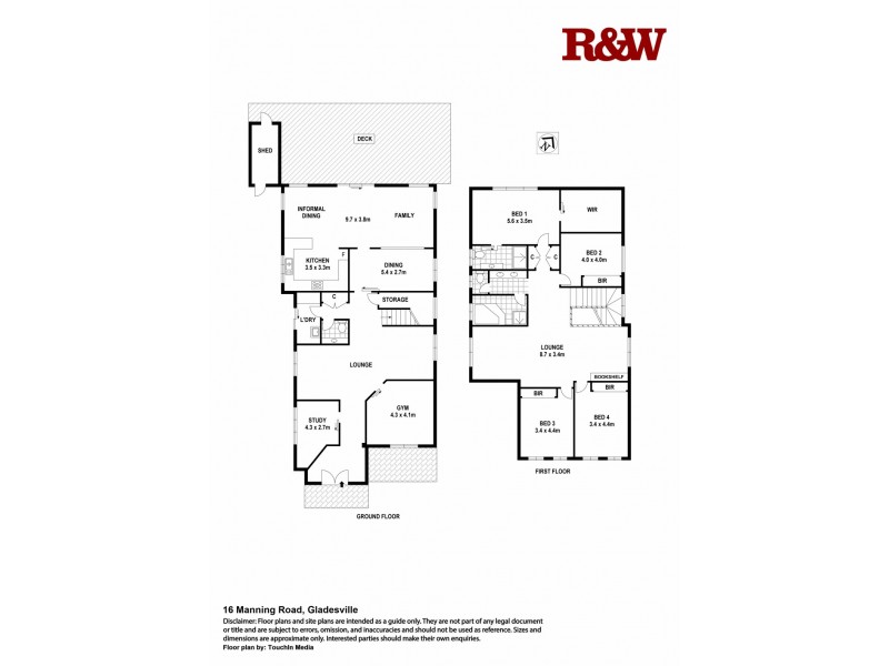 16 Manning Road, Gladesville NSW 2111 Floorplan