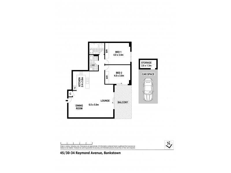45/30-34 Raymond Street, Bankstown NSW 2200 Floorplan