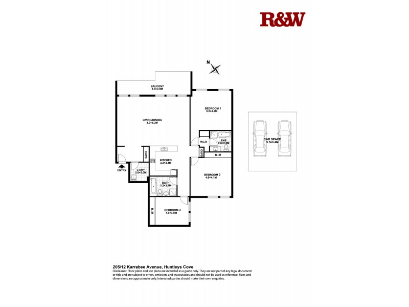 205/12 Karrabee Avenue, Huntleys Cove NSW 2111 Floorplan