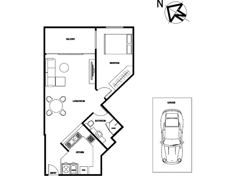 718/2B Help St, Chatswood NSW 2067 Floorplan