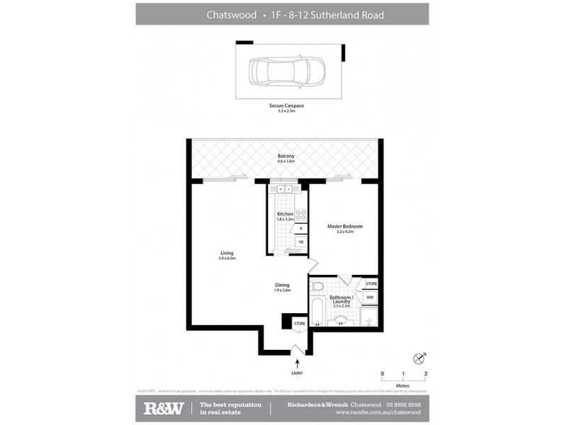 1F/8-12 Sutherland Road, Chatswood NSW 2067 Floorplan