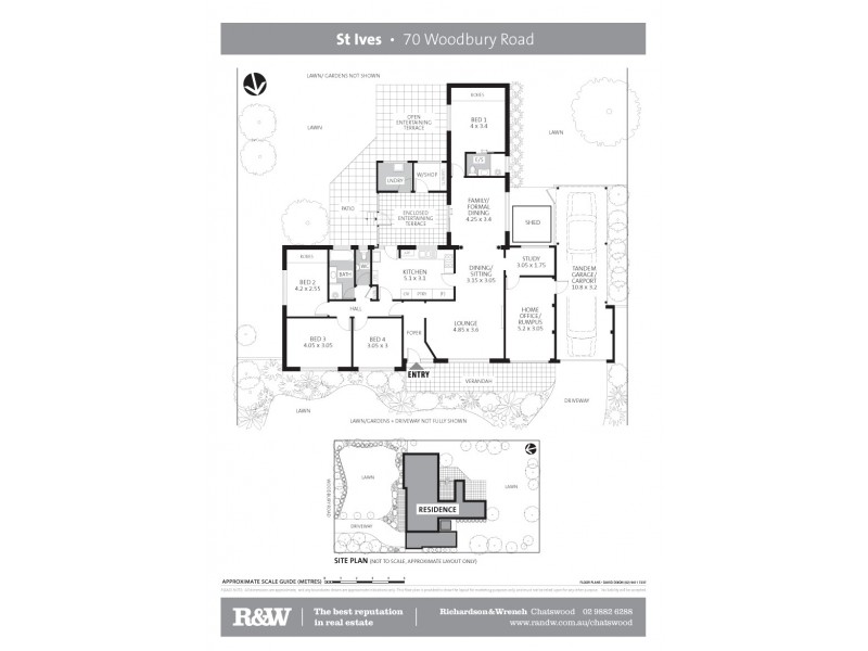 70 Woodbury Road, St Ives NSW 2075 Floorplan