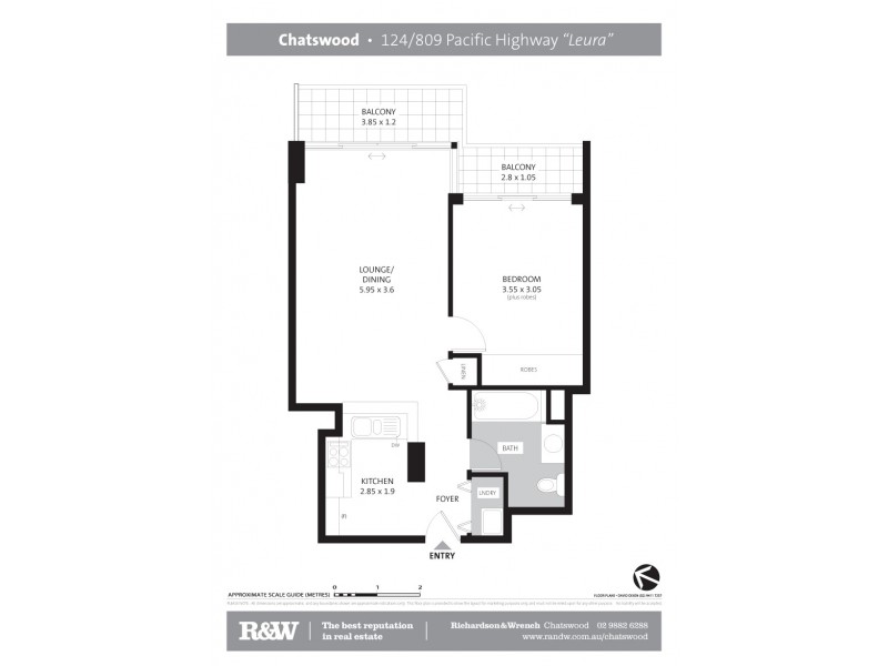 124/809 Pacific Highway, Chatswood NSW 2067 Floorplan