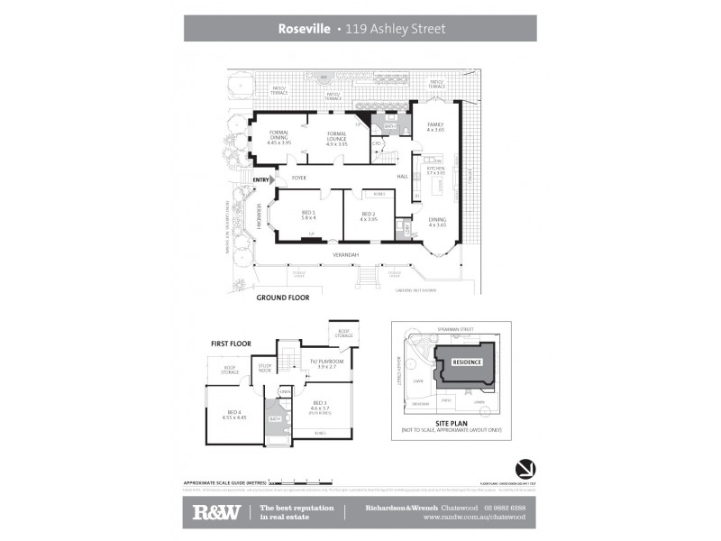 119 Ashley Street, Roseville NSW 2069 Floorplan