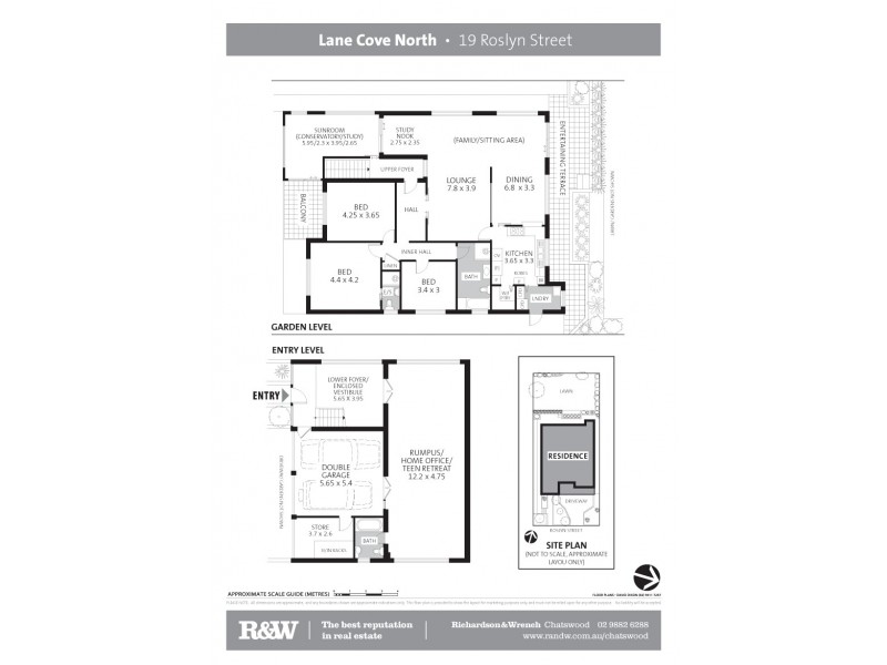 19 Roslyn Street, Lane Cove NSW 2066 Floorplan