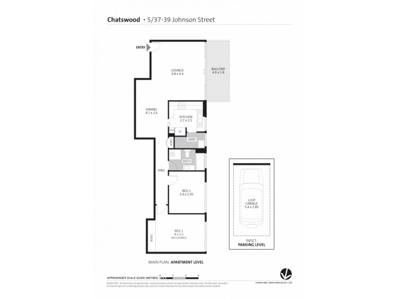 5/37-39 Johnson Street, Chatswood NSW 2067 Floorplan