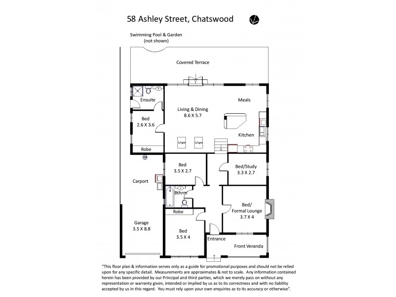 58 Ashley Street, Chatswood NSW 2067 Floorplan