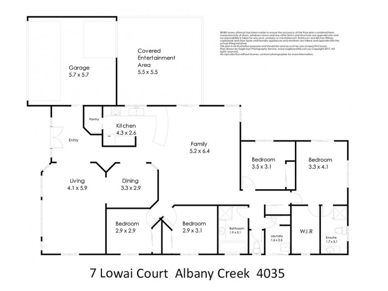 7 Lowai Court, Albany Creek QLD 4035 Floorplan