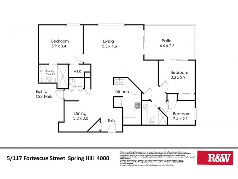 5/117 Fortescue Street, Spring Hill QLD 4000 Floorplan