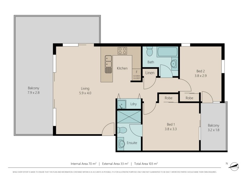 5/69 Durham Street, St Lucia QLD 4067 Floorplan