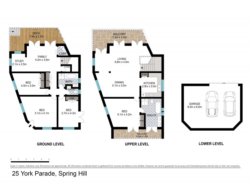 25 York Pde, Spring Hill QLD 4000 Floorplan