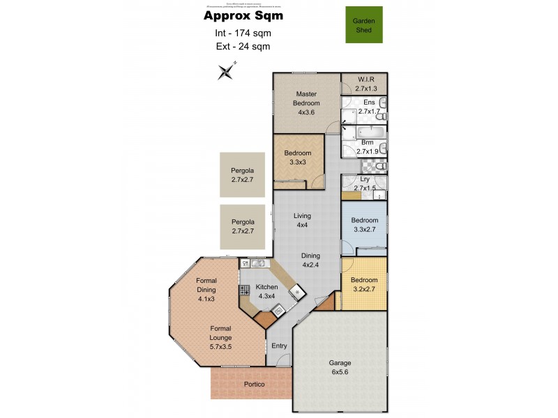 4 St Aidens Ct, Kallangur QLD 4503 Floorplan