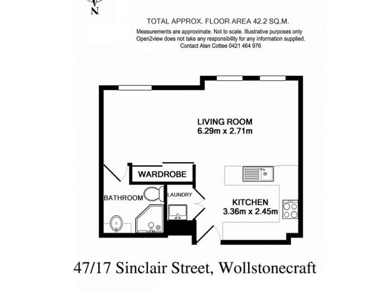 47/ 7-17  SINCLAIR ST (Enter Rocklands Rd), Wollstonecraft NSW 2065