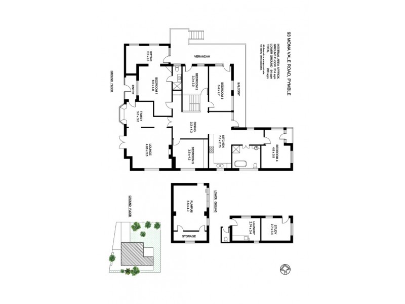 93 Mona Vale Rd, Pymble NSW 2073 Floorplan