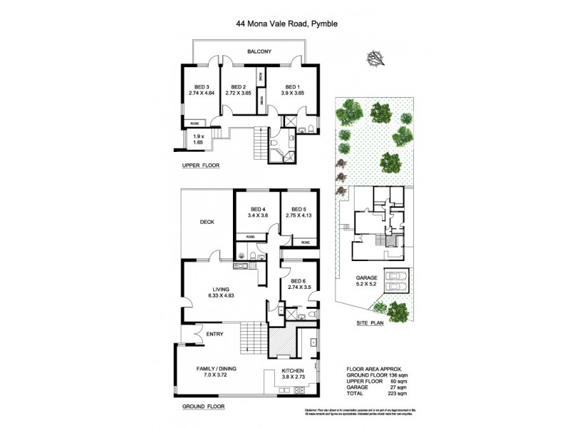 44 Mona Vale Rd, Pymble NSW 2073 Floorplan