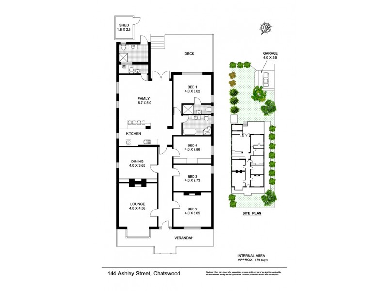 144 Ashley Street, Chatswood NSW 2067 Floorplan