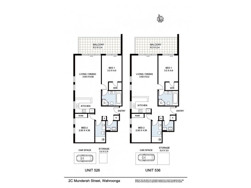 526/2C Munderah Street, Wahroonga NSW 2076 Floorplan