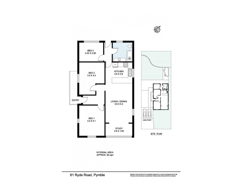 61 Ryde Rd, Pymble NSW 2073 Floorplan